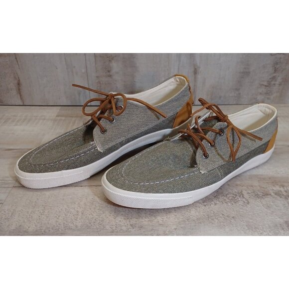✅Beverly Hills Polo Club Boat Dock Shoes Grey Men's Size 14 EUC BP7109 Sneakers - Picture 6 of 12